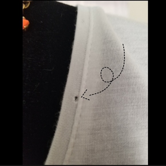 DIVIDED/ White Long Tee Shirt - Picture 3 of 5